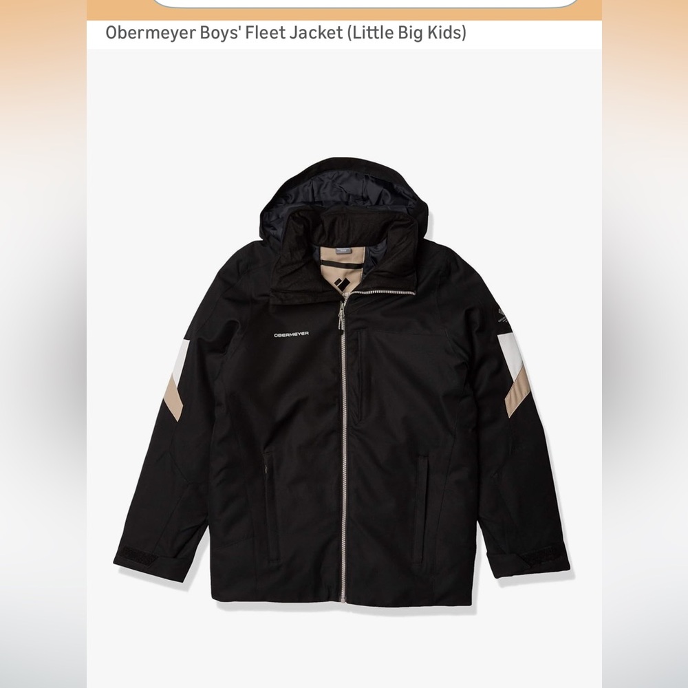 Obermeyer Black and Gray Jacket